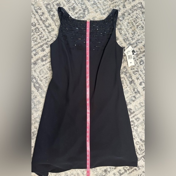 Jones New York Black Embellished Evening Cocktail Party Dress Size 10 - Picture 6 of 10